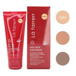 آفتاب و ضد لک رنگی پوست های خشک و معمولی SPF40 لافارر لایت